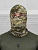 Балаклава чоловіча тактична підшоломник піксель, фото 2