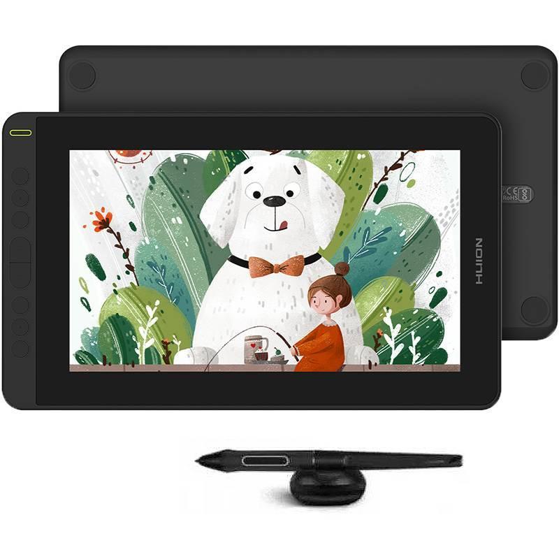 Графічний монітор Huion Kamvas 12 GS1161 робоча зона 256.32x144.18 мм Чорний