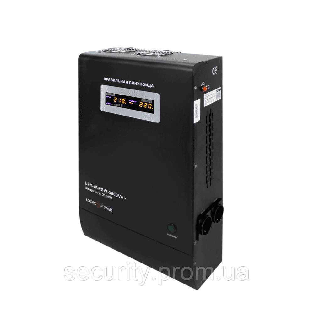 Джерело безперебійного живлення LogicPower LPY-W-PSW-3000VA+ 2100 Вт, 10A/15A, 48 В