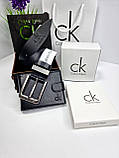 Подарунковий набір гаманець і ремінь Calvin Klein з натуральної шкіри, фото 3