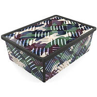 Коробка с крышкой Qutu 25л Trend Box Camouelage