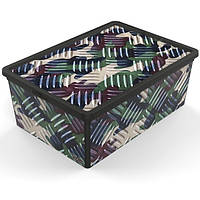 Коробка с крышкой Qutu 10л Trend Box Camouelage