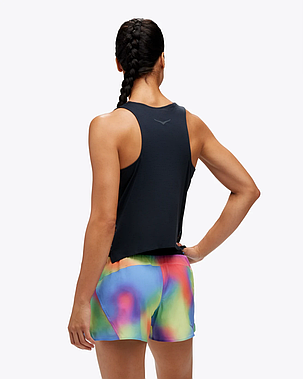 Майка для спорту жіноча HOKA TANK 1135050 Black / Multi, фото 2
