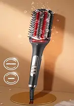 Гребінець Електричний DSP 11009 60 Вт, Щітка Випрямляч для Укладання Волосся, Стайлер, фото 3