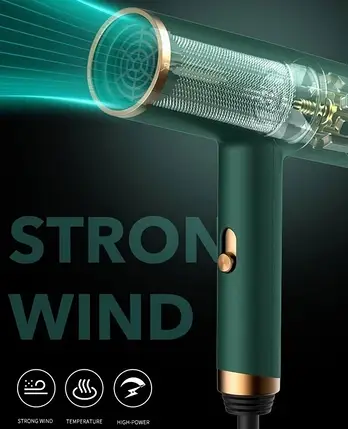 Фен для Укладання волосся з Концентратором c Насадкою DSP 30253 1200Вт, Стильна Зачіска за Кілька Хвилин, фото 1