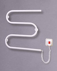 Сушарка для рушників Змійка-М 535х550 біла з регулятором температури