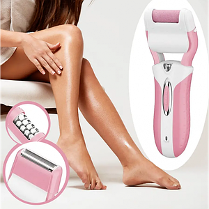 Епілятор жіночий електричний депілятор пемза бритва бездротова Geemy GM-3052 Pro LED 3 в 1 Рожевий