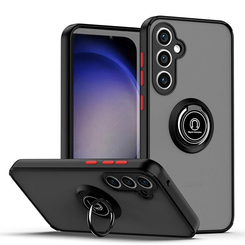 Чохол бампер GKK LikGus Magnetic Ring з підставкою для Samsung Galaxy S23 FE Black