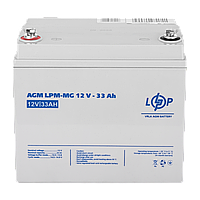 Акумулятор мультигелевий LPM-MG 12V - 33 Ah