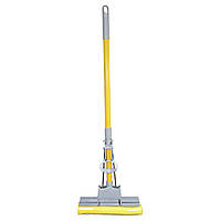 Швабра с отжимом Standard Double Mop Мой дом SMD00569/Grey серо-желтая