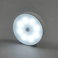 Беспроводной ночник светильник с датчиком движения, электрическая автономная лампочка.