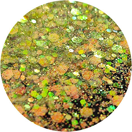 ГЛІТЕР СУХИЙ ГОЛОГРАФІЧНИЙ MIX CHUNKY GLITTER 10 g, фото 1