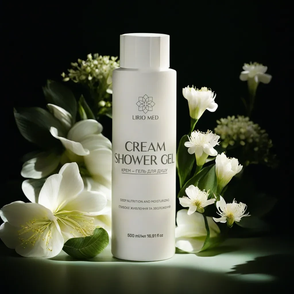 Зволожуючий крем-гель для душу Lirio Med 500 мл, фото 1