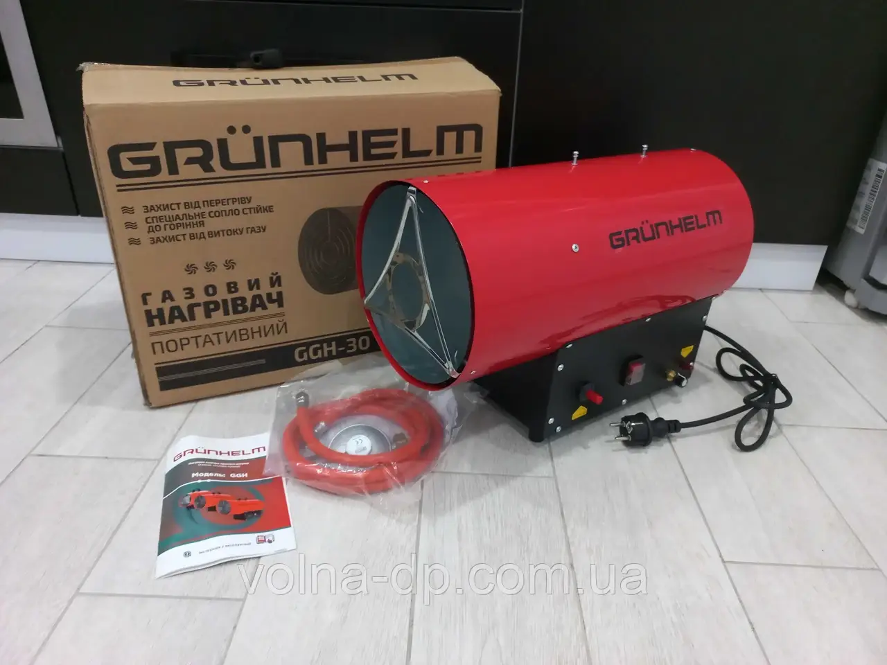 Газовий обігрівач Grunhelm GGH-30 -газова гармата