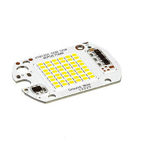 Світлодіод 50W SMD 220V білий, 1014681