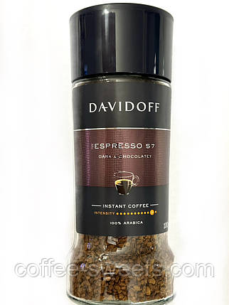 Розчинна кава Davidoff Espresso 57 Dark&Cocolatey 100 г, фото 1