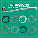 Душовий шланг hansgrohe Designflex 160 см чорний матовий Matt Black 28260670, фото 5
