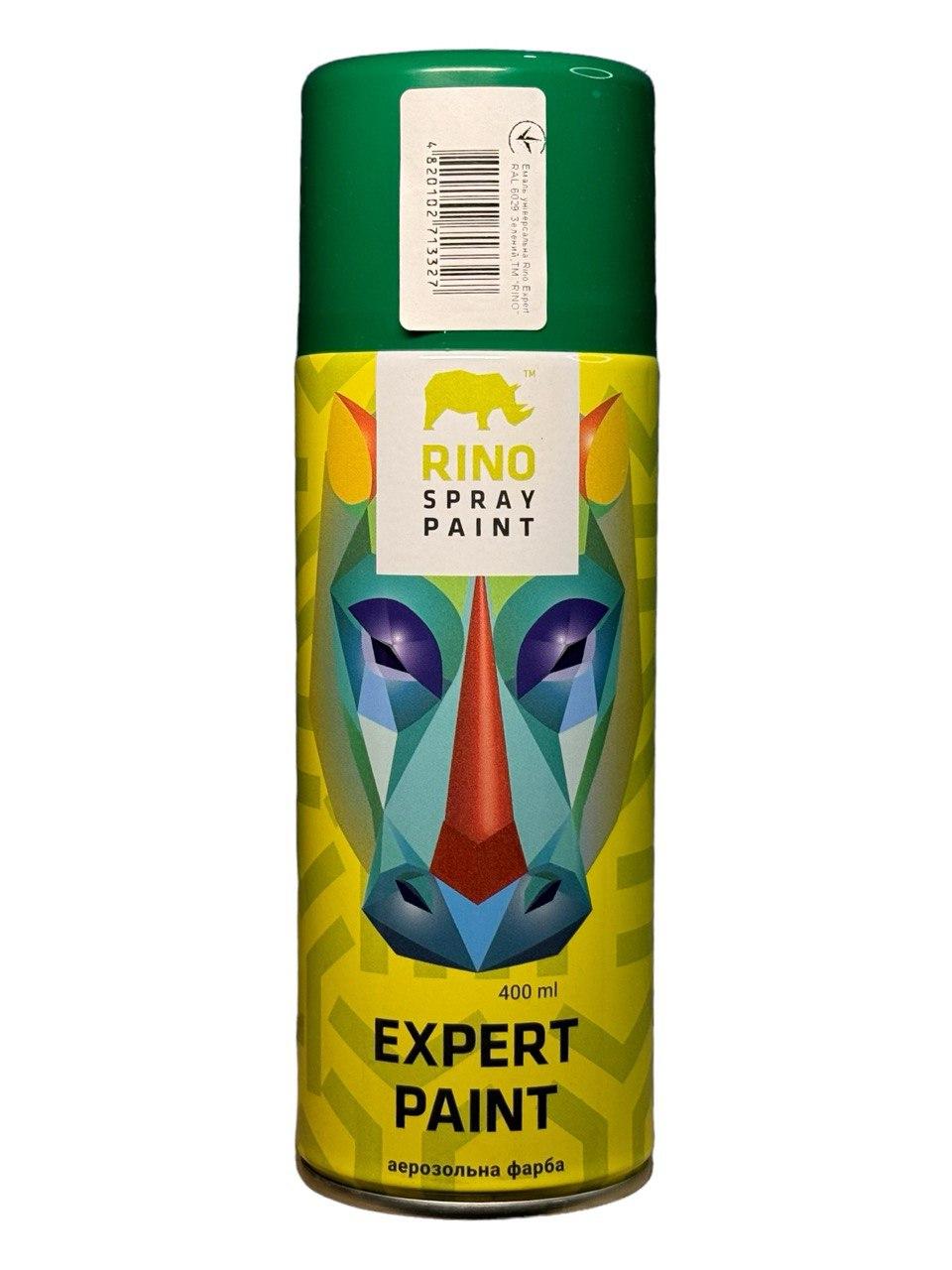 Аерозольна фарба Rino Expert 400 мл зелена (RAL 6029)