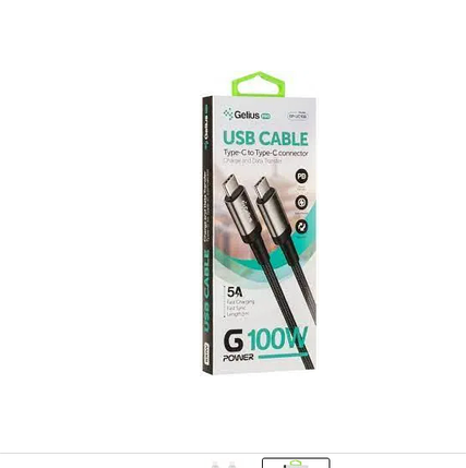 Кабель Gelius Pro G-Power Cable Type-C to Type-C GP-UC108 100W 2m Black, фото 3