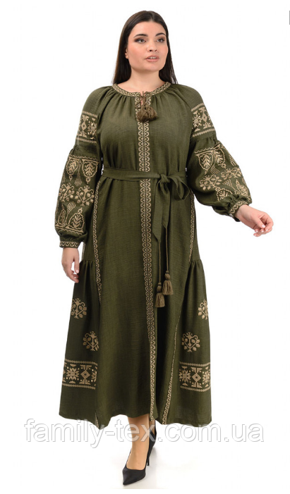 Жіноче плаття вишиванка, розміри S — 3XL