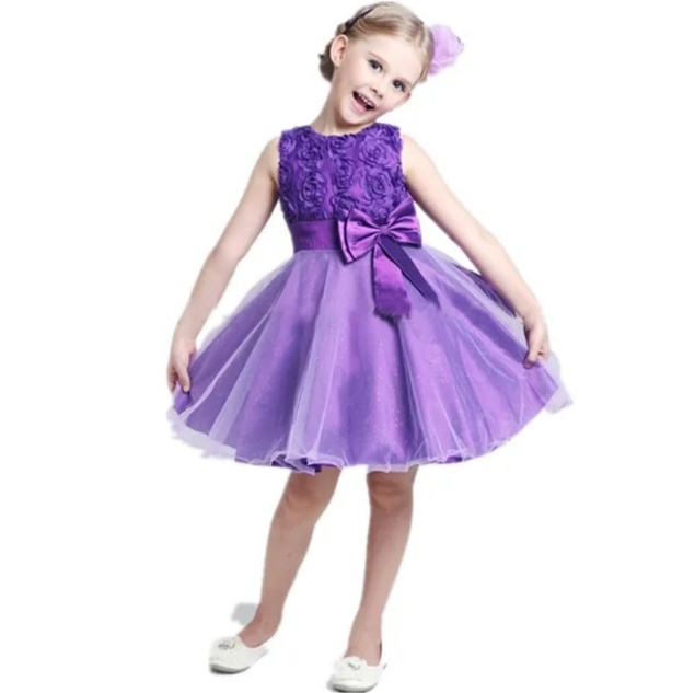 Мереживне святкове плаття підкладка хб girl dress 2021 shining princess violet зріст 140