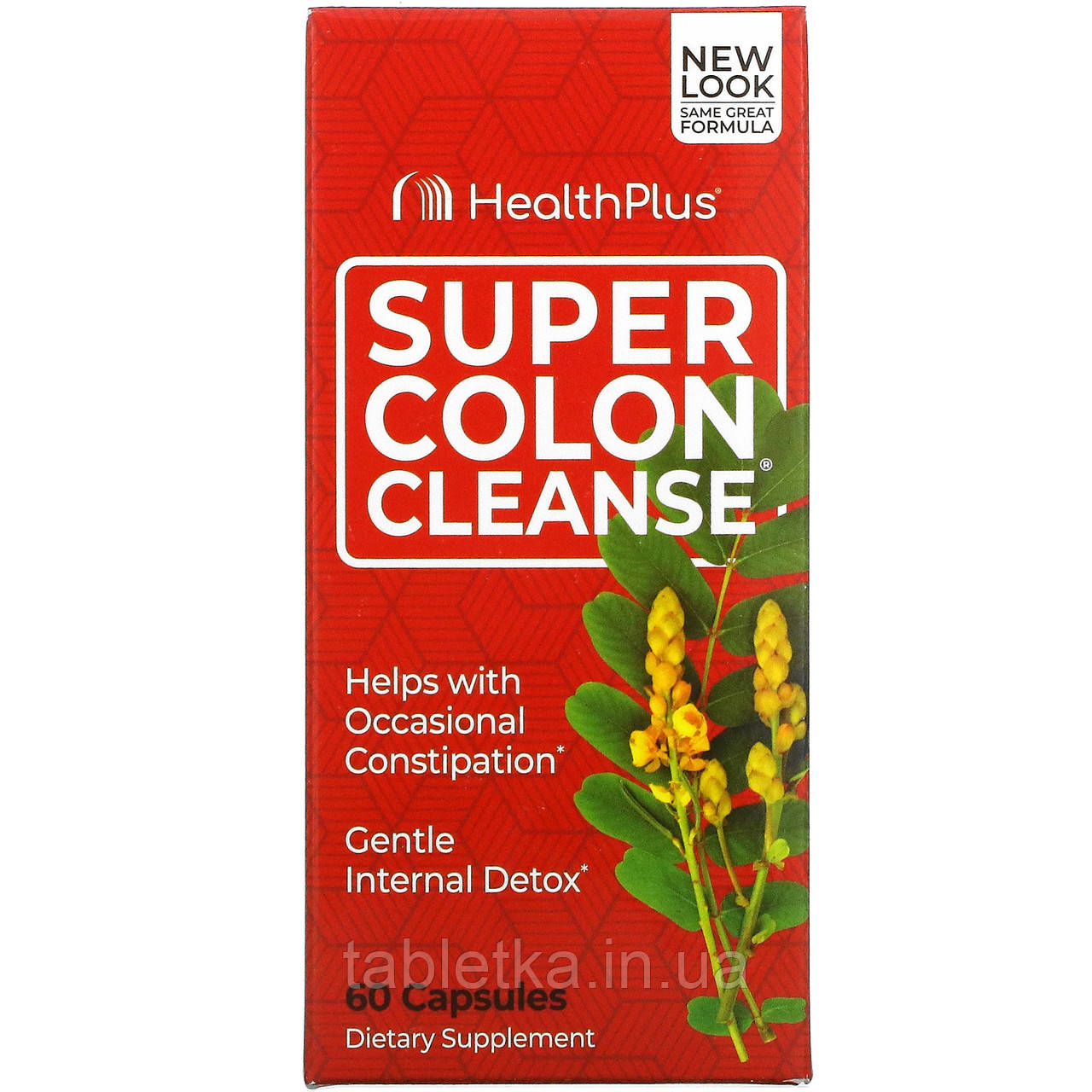 Health Plus, Super Colon Cleanse, чудовий засіб для очищення товстої кишки, 60 капсул