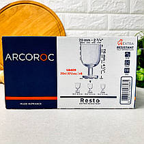 Скляні фужери для коктейлів і десертів 200 мл 6 шт Arcoroc Resto Stemglass (L8409), фото 3
