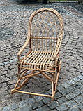 Дитяча крісло качалка плетена із лози «Мрія", фото 2