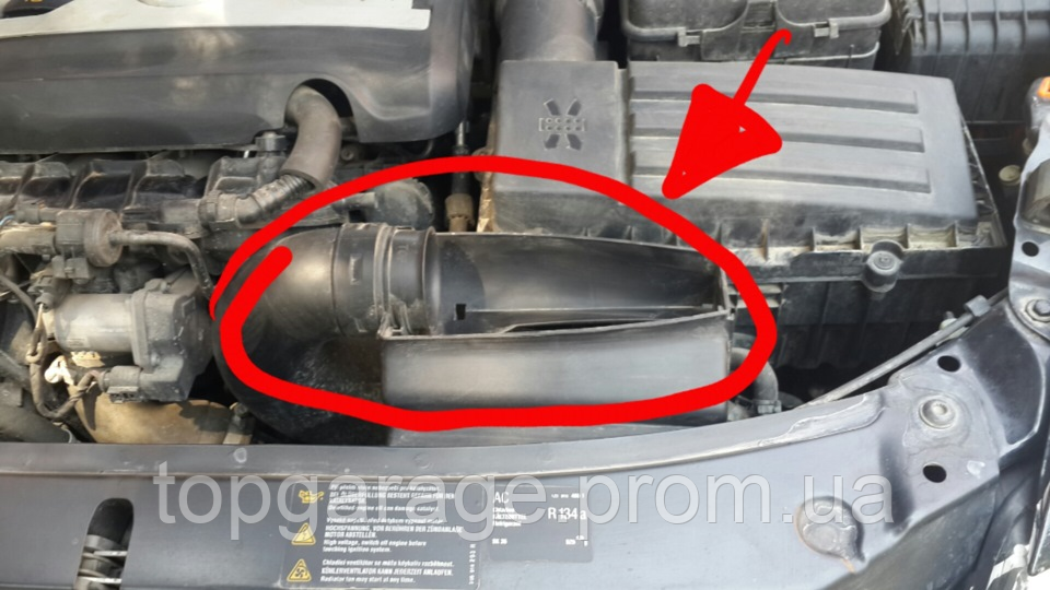 Воздухозаборник воздушного фильтра Volkswagen Passat CC, Golf, Jetta ...