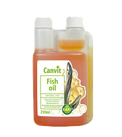 Витаминная добавка для собак с рыбьим жиром угря Canvit Fish Oil 250 мл