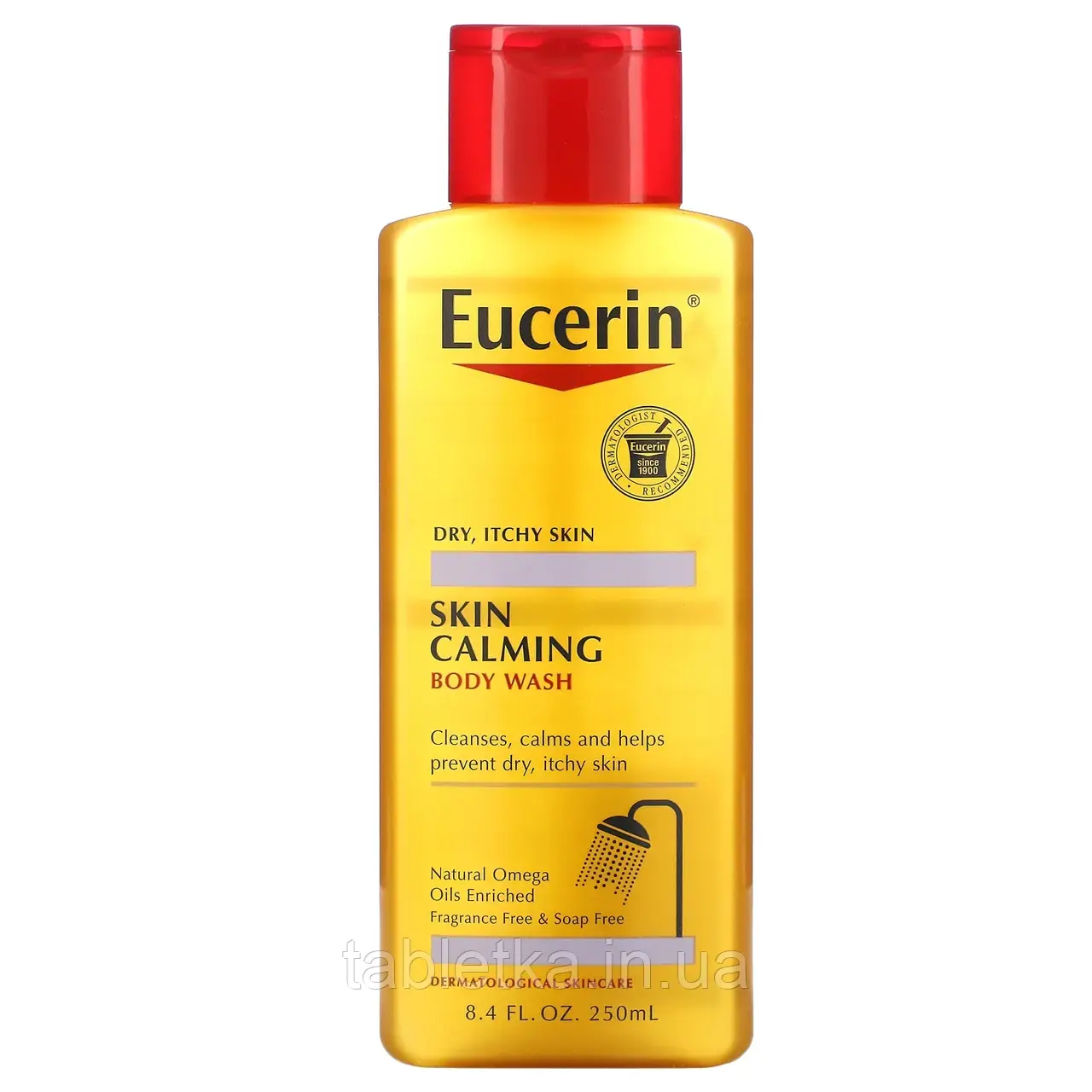 Eucerin, що заспокоює шкіру гель для душу, для сухої та подразненої шкіри, без запаху, 8,4 ж.унц. 250 мл