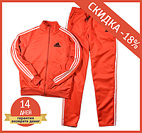 Спортивный костюм Adidas (Адидас) для тренировок красный
