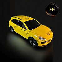 Машинка PORSCHE Cayenne Turbo желтый на радиоуправлении. Машинка на пульте управления.