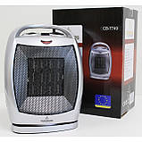 Керамічний обігрівач | Тепловентилятор Crownberg CB 7749 | Тепловий вентилятор електричний | Дуйчик, фото 2