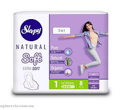 Гігієнічні прокладки Sleepy Soft Normal 5 крапель 8 шт