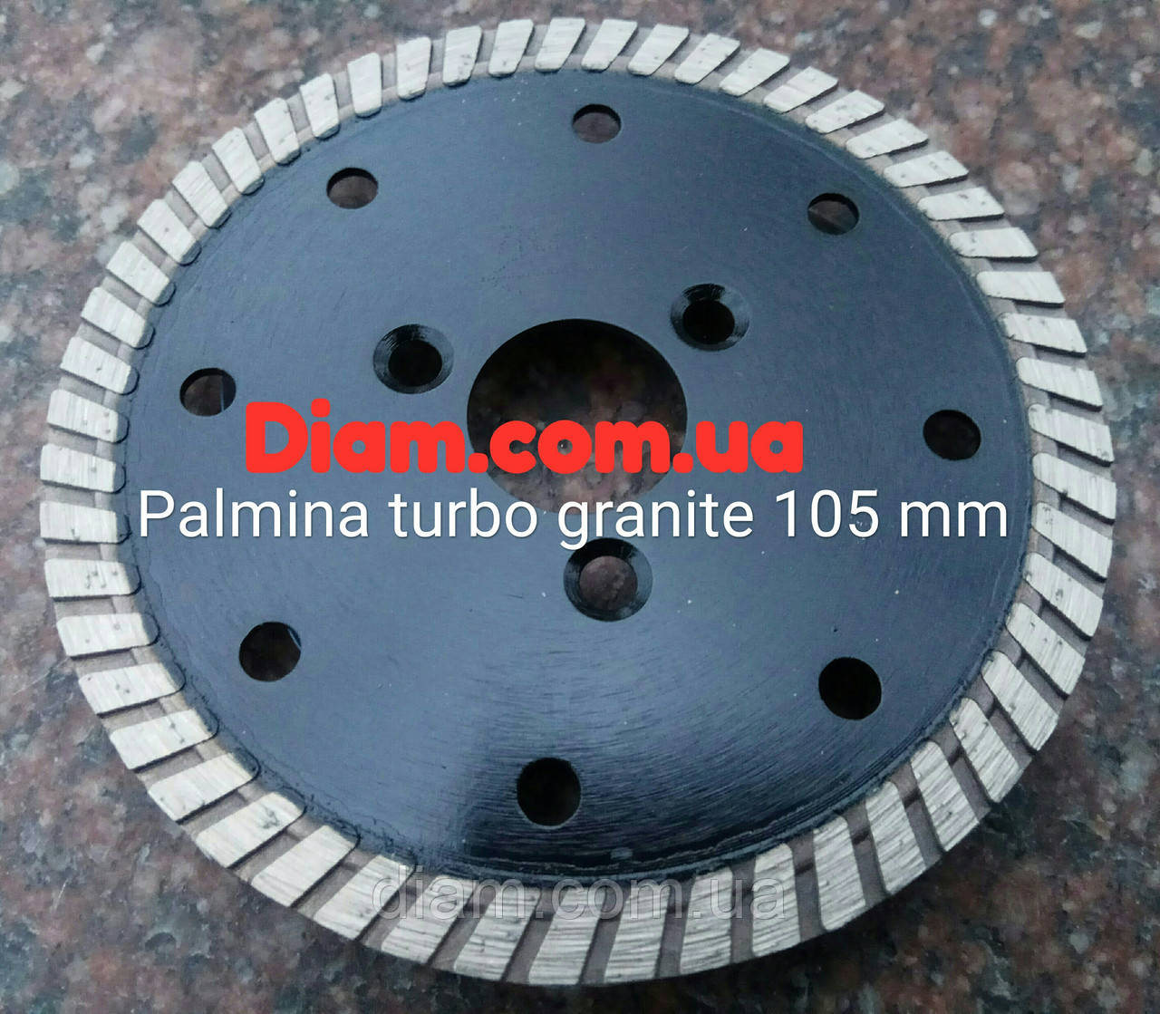 Алмазный диск, Palmina Granite Turbo S под фланец 105x2,2/1,5x9x22,23 1A1R - фото 1 - id-p383891192