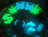 Люмінесцентний пігмент Люмінофор зелений Tricolor DLO-7A/5-15 мікрон, фото 4