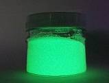 Люмінесцентний пігмент Люмінофор зелений Tricolor DLO-7A/5-15 мікрон, фото 7