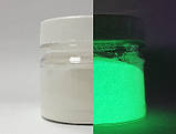 Люмінесцентний пігмент Люмінофор зелений 5-15 мiкрон, фото 2