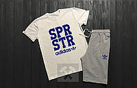 Комплект (Адидас) Adidas футболка и шорты мужской, высокое качество S