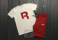 Комплект (Рибок) Reebok футболка и шорты мужской, высокое качество S