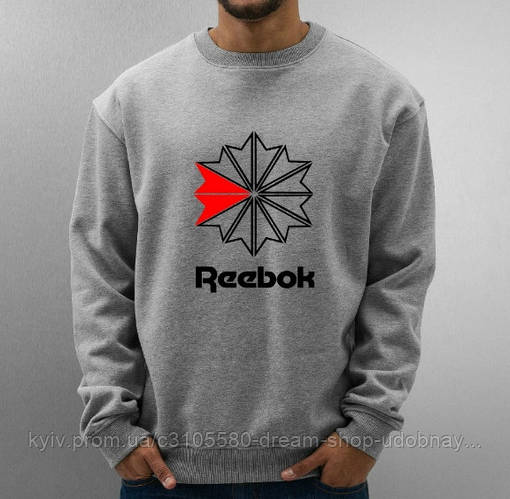 Трикотажная кофта реглан для мужчин (Рибок) Reebok S (ID#2044236231 ...