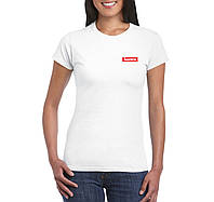 Хлопковая футболка для женщин (Суприм) Supreme