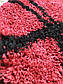Килим 80х150см овал з високим ворсом 0655 Black Cherry, фото 3