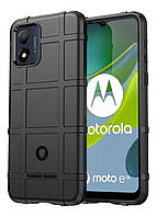 Протиударний чохол Rugged Shield для Motorola Moto E13 чорний гумовий бампер