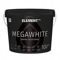 Краска интерьерная Element Pro Megawhite латексная матовая ультра белая