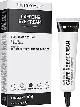 Крем для шкіри навколо очей the inkey list caffeine eye cream 15 ml