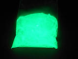 Люмінесцентний пігмент Люмінофор ТАТ 33 зелений базовий (30 мікрон), фото 2