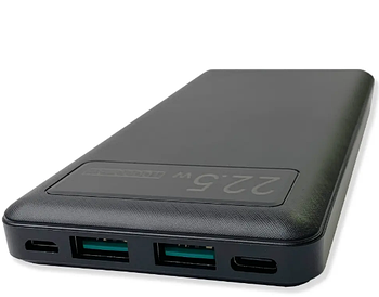 Power Bank Павербанк WUW Y101 22.5 W 10000 mAh Fast Charge Чорний