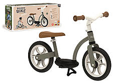 Дитячий біговел Smoby Toys Комфорт з підніжкою сірий (770126)